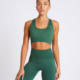 SOLID Seamless Sports Bra Smoke Pine